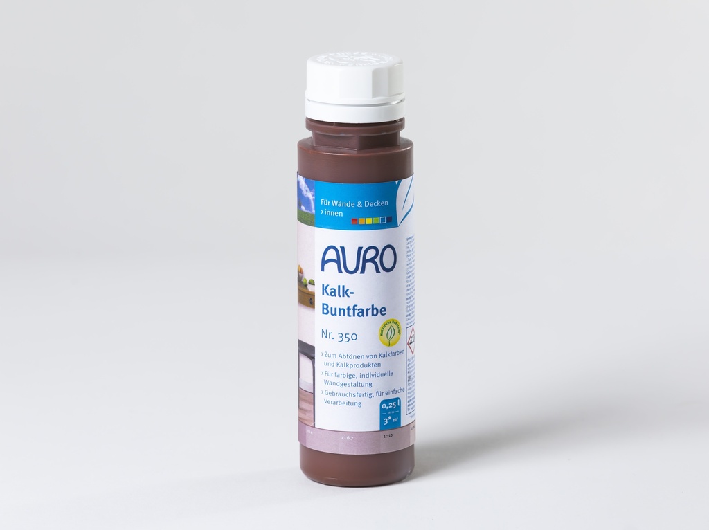 Auro Kalk-Buntfarbe Braun 0,25l
