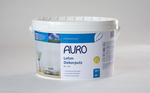 [AUR311000014] Auro Lehm-Dekorputz 10l