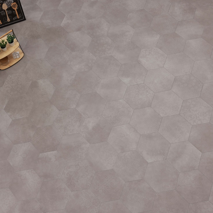 Green Floors GTH 206 Botanic - indium grey 0,55 True Hive 260 x 225 x 2,5mm (64 Teile/2,808qm)