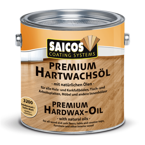 Saicos Premium Hartwachsöl 750mlmatt farblos