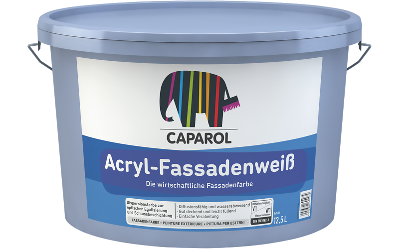 Caparol Acryl-Fassadenweiß 12,5 Ltr.