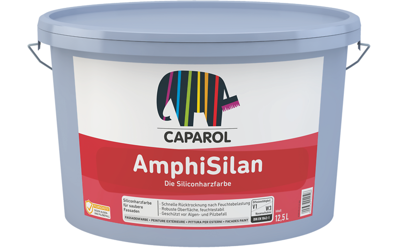 Capamix AmphiSilan Siliconharz Fassadenfarbe  Basis 1 2,5 Ltr.