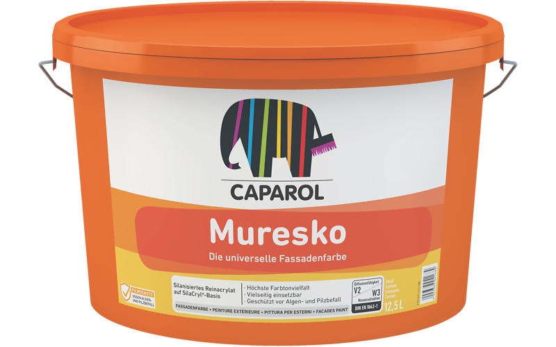 Muresko Fassadenfarbe weiß  12,5 Ltr.