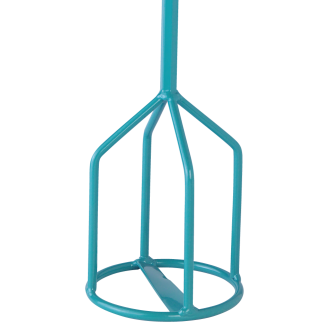 Collomix Rührer KR 120 M türkis, Rührer mit hoher Scherkraft, für Spachtelmassen, Klebemörtel, Fliesenkleber, Mischwirkung: Verwirbelung