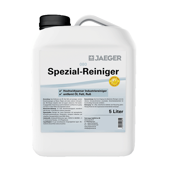 Jaeger 80 Spezial-Reiniger 5 Ltr.