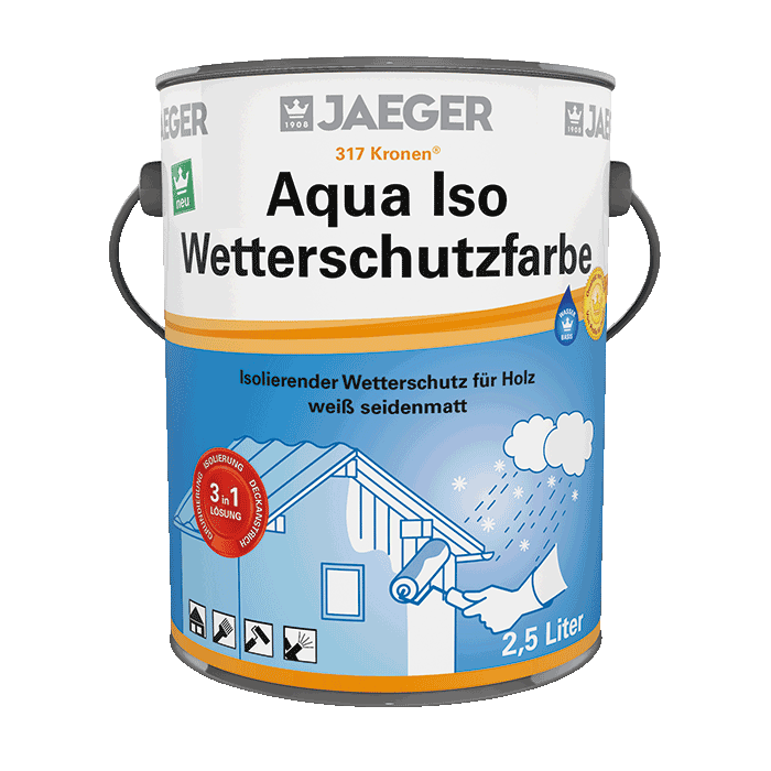 Jaeger 317 Kronen® Aqua Iso Wetterschutzfarbe 0,75l