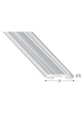 MK Übergangsprofil 25mm  x 2,6mmsilber 1,00m selbstklebend 301 ASSK 100