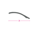 Ausgleichsprofil 38mm gold 2,70m selbstklebend 501 38 G