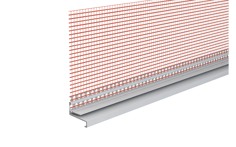 Capatect Übergangsprofil bis 30mm mit Gewebe 665 2,5 m