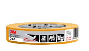 3M Abdeckband gold 244 25mmx50randscharf innen + außen