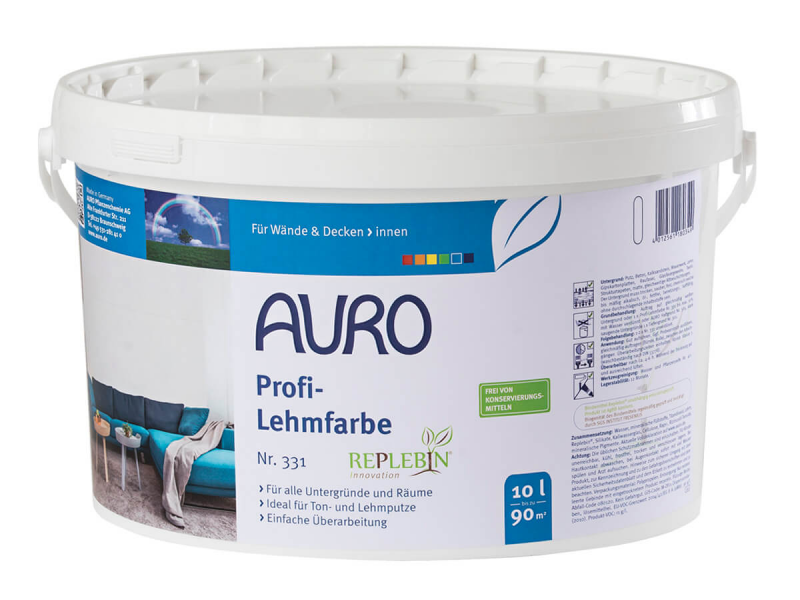 AURO Lehmfarbe 532 9,28lBasis Base U unpigmentiert