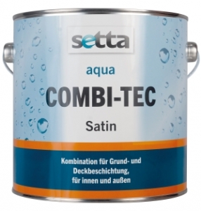 setta Aqua Combi Tec weiss 2,5lSeidenglanz Grund-und Decklack WB