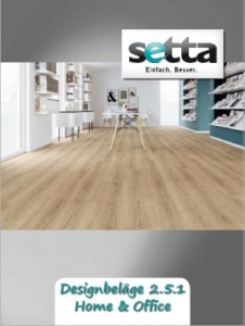 Setta Designbeläge 2.5.2 Kollektion Klebe- und Clickdesign