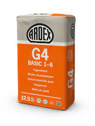 ARDEX G4 BASIC 1-6 Fugenmörtel, silbergrau 12,5 kg Papiersack