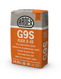 ARDEX G9 S FLEX 2-15 Flex-Fugenmörtel, schnell, basalt 12,5 kg Papiersack