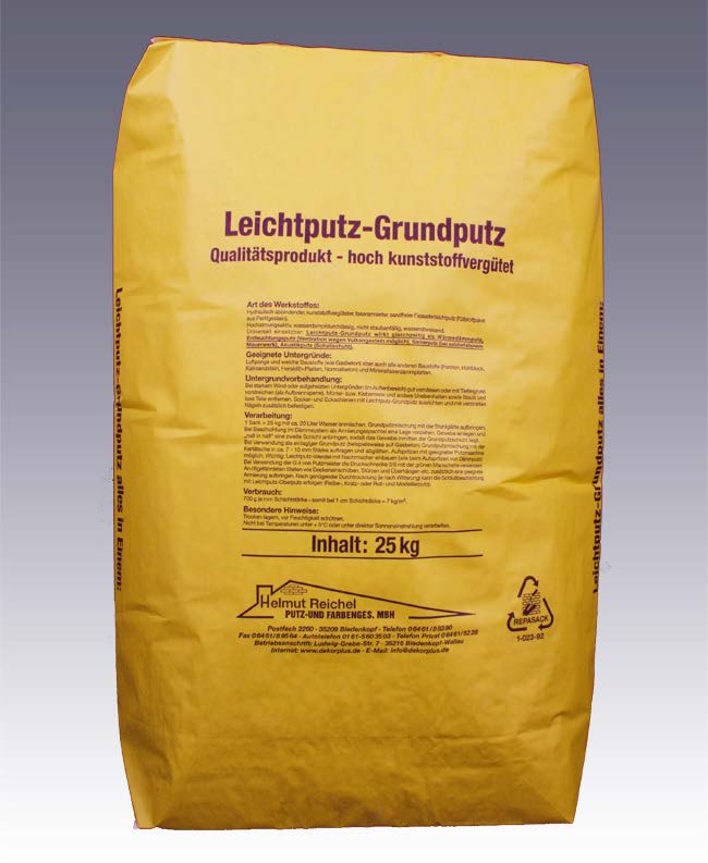 Dekorplus Leicht-Sanierputz Grundputz 15kg