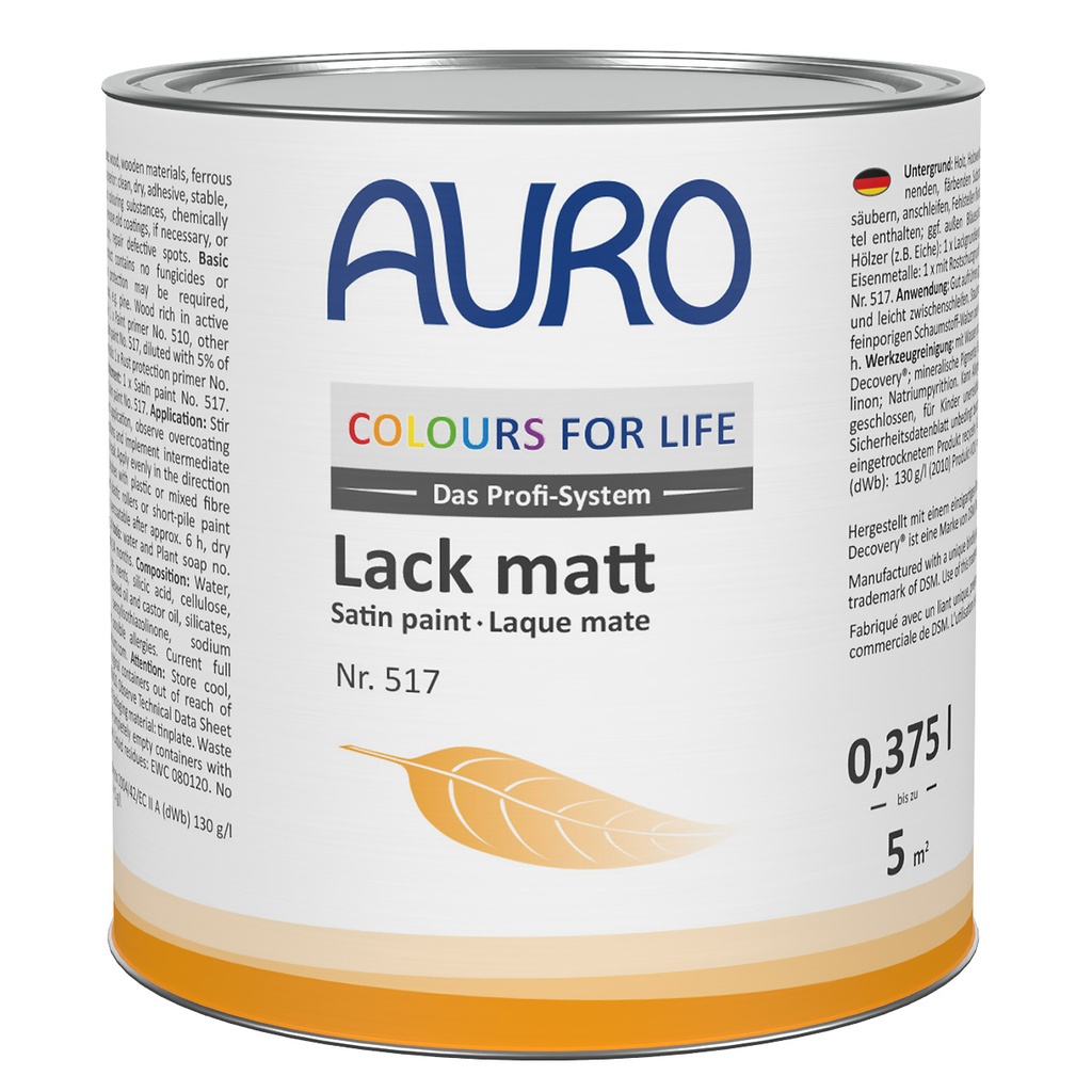 AURO Seidenmattlack 517 MIX PG CFL 375ml