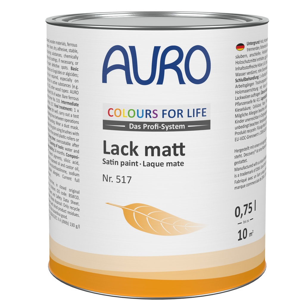 AURO Seidenmattlack 517 MIX PG CFL 750ml