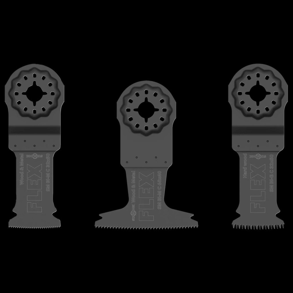 FLEX Multitool Sägeblatt SET für Holz und Metall Starlock 531055 SM BI-SETR VE3