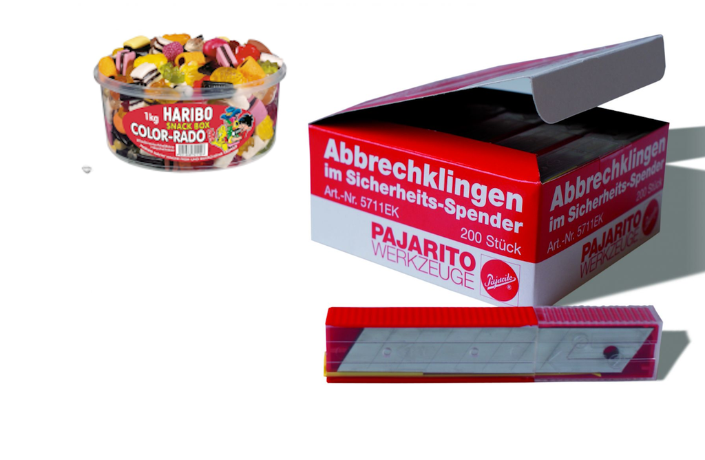 Abbrechklingen Set 5711EK 20x10 St mit Haribo Mix 177055