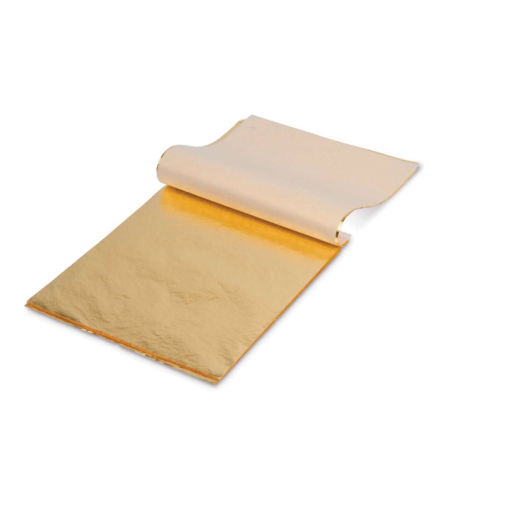 Kompostionsgold 100x100 mittelgold 25 Blatt