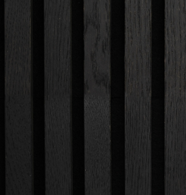 JOKA AKUSTIK Eiche geräuch.+schwarzes VLIES - geölt 2400x600mm (VE:2P/2,88qm)