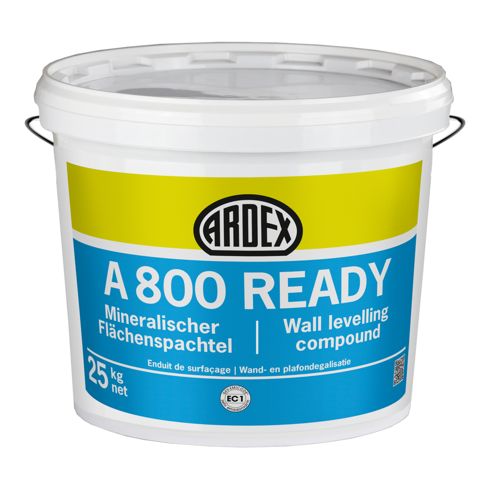 ARDEX A 800 READY Mineralischer Flächenspachtel 25 kg Eimer