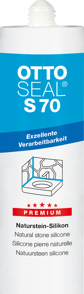 Ottoseal S70 Natursteinsilikon C6116 anthrazitgrau matt 310ml