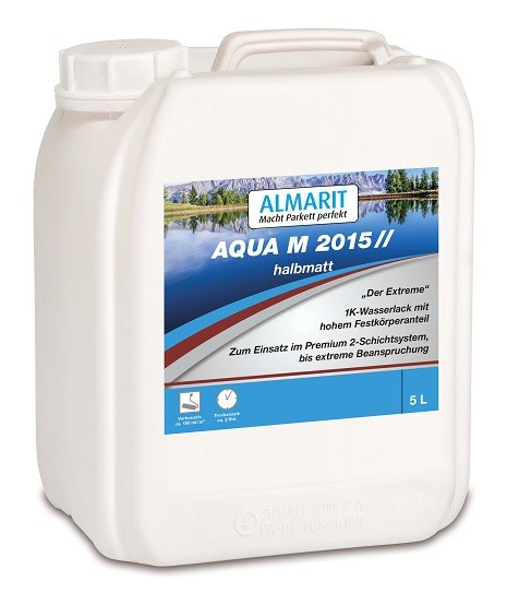 Almarit Aqua Objekt 1K halbmatt 5l Parkettlack