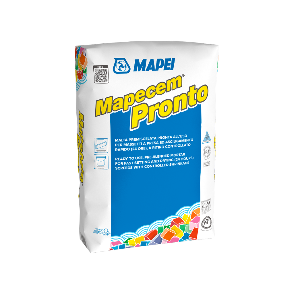 Mapei MAPECEM PRONTO SL Zementfließestrich 25kg Kunststoffvergütete Trockenfertigmischung