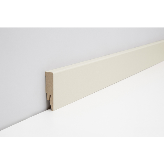  Sockelleiste 14x58 mm FO#458 TOUCH UNI mit HC-HotCoating-Oberfläche Farbton: L902 Grauweiß