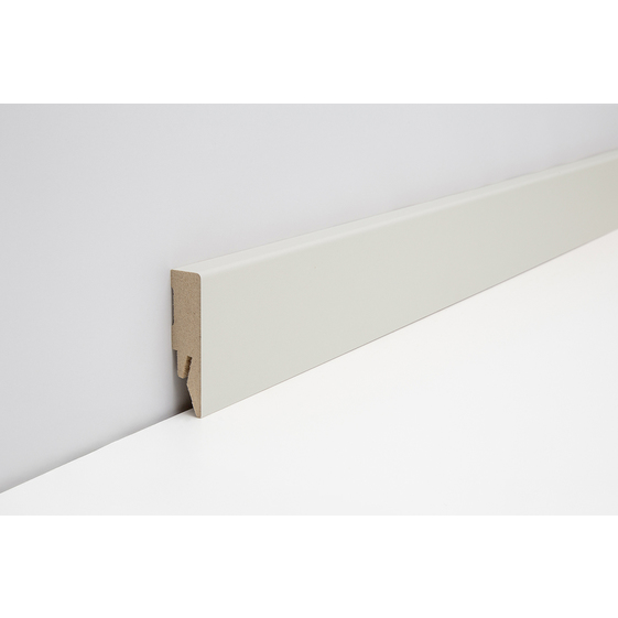  Sockelleiste 14x58 mm FO#458 TOUCH UNI mit HC-HotCoating-Oberfläche Farbton: L944 hellgrau