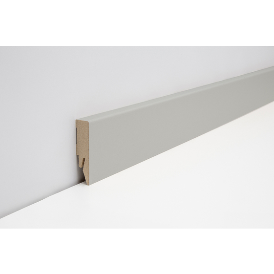  Sockelleiste 14x58 mm FO#458 TOUCH UNI mit HC-HotCoating-Oberfläche Farbton: L935 grau