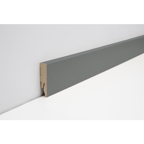  Sockelleiste 14x58 mm FO#458 TOUCH UNI mit HC-HotCoating-Oberfläche Farbton: L972 basaltgrau