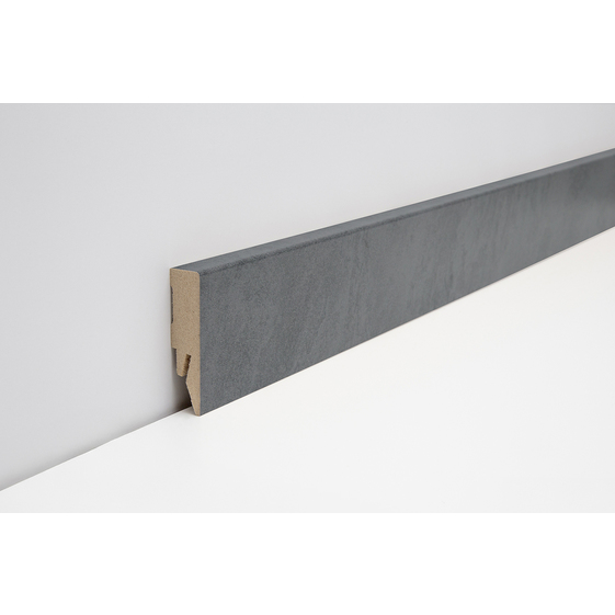 Sockelleiste 14x58 mm FO#458 mit FinishFolie Oberfläche Farbton: L143