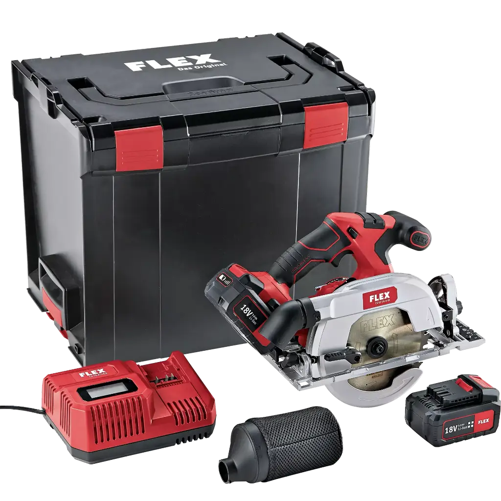 FLEX 18V Akku-Handkreissäge mit Pendelhaube CS 62 18.0-EC