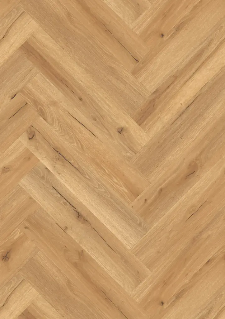 JOKA Designböden555 Wooden Styles Herringbone Click 7,0/0,55 mm m. IXPE 706H Oak Chalet EIR 15x75cm