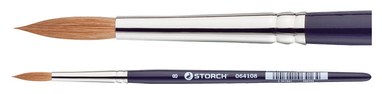 Storch Aquarell-Pinsel Gr.0 Rotmarderhaar