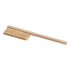 Storch Abstaub-Handfeger 410mm helle Borste vulkanisiert Holz roh