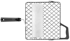 Storch Haushaltrollerset 2tlg 23cm K40 PET 18 weiß mit Gitter