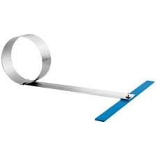 Storch Rollstahllineal gummiert 205cm