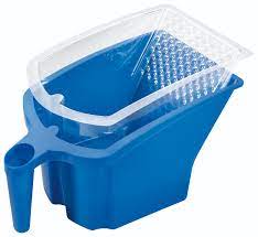 Storch Set Farbbecher Kunststoff blau mit 10x Farbbechereinsatz