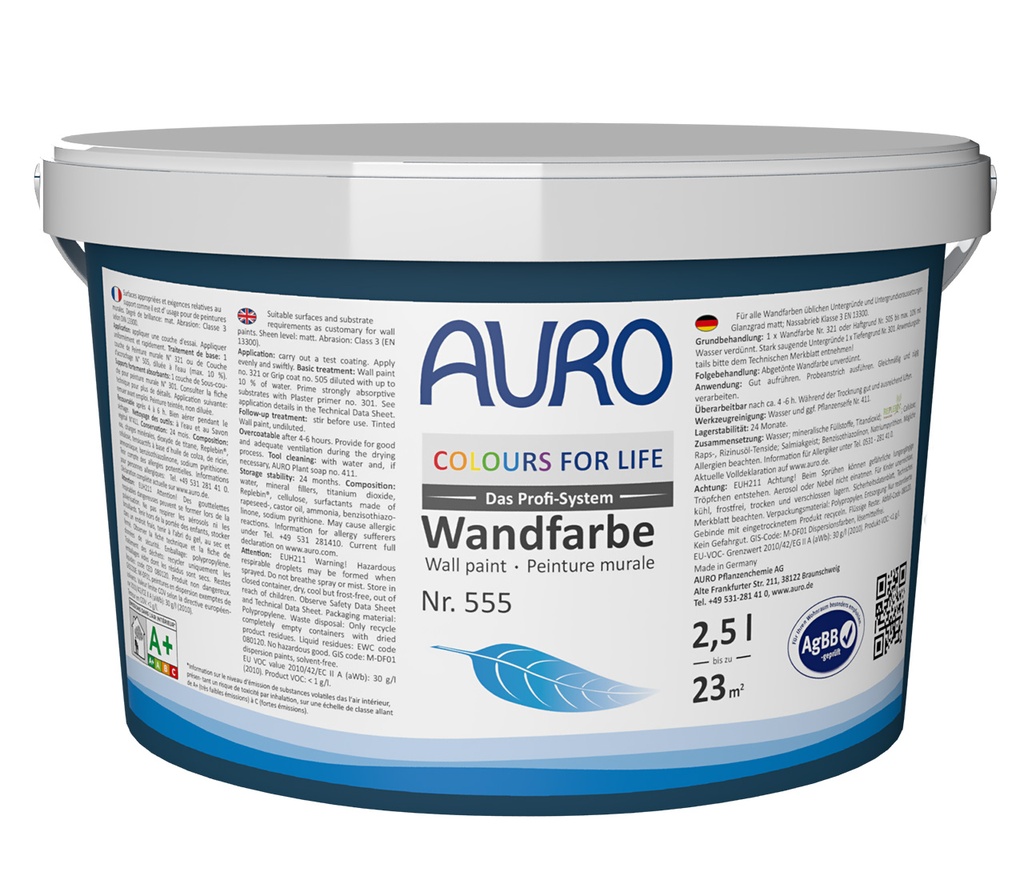 AURO Wandfarbe 555 PG4 2,5l