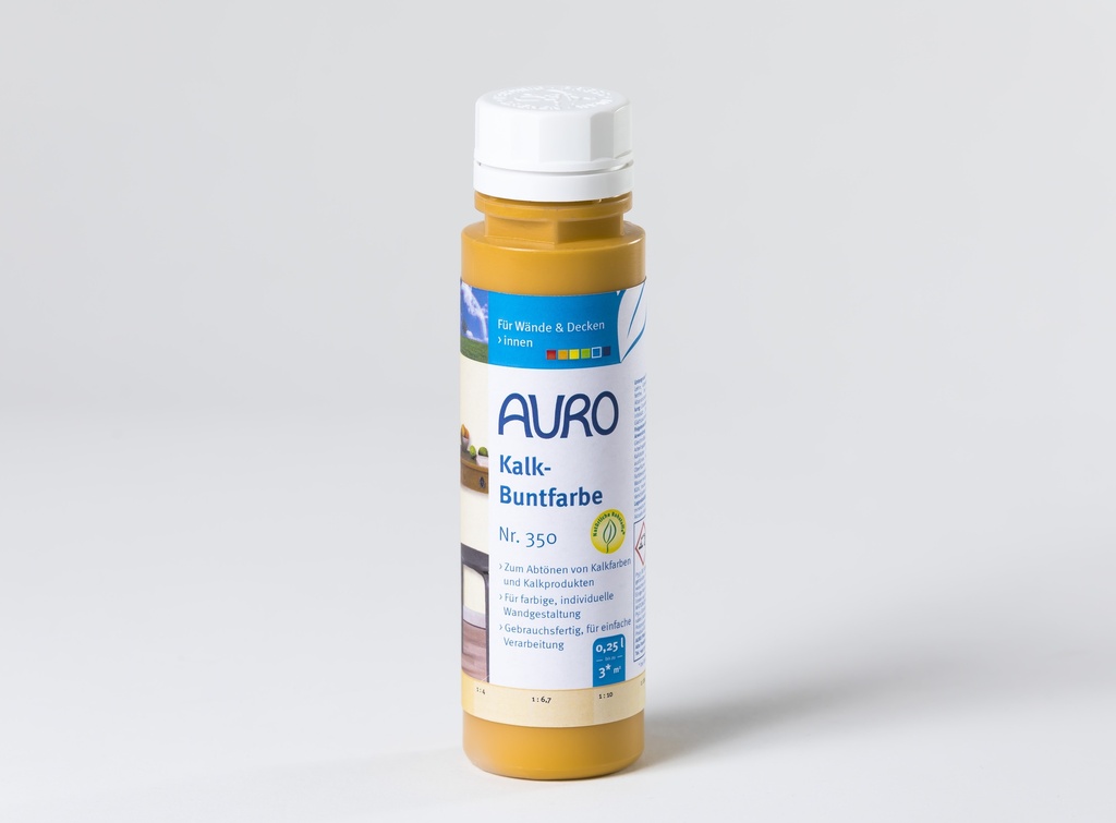 Auro Kalk-Buntfarbe Gelb 0,25l