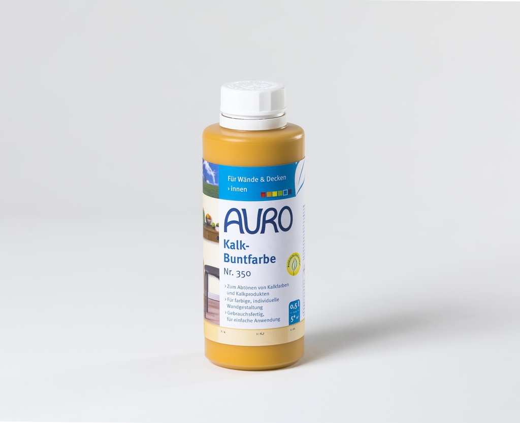 Auro Kalk-Buntfarbe Gelb 0,5l