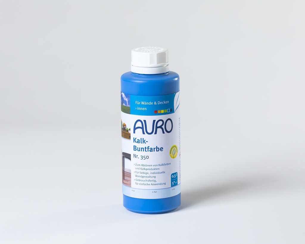 Auro Kalk-Buntfarbe Lichtblau 0,5l