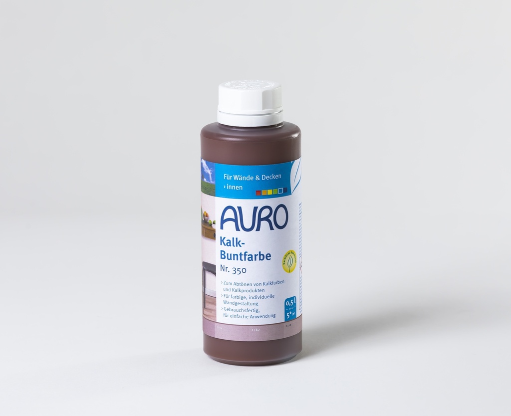Auro Kalk-Buntfarbe Braun 0,5l