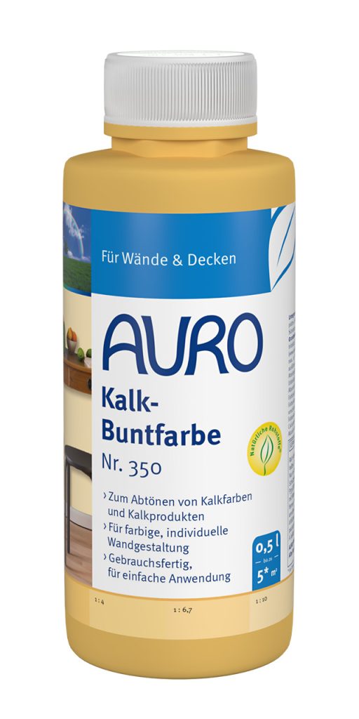 Auro Kalk-Buntfarbe Anthrazit 0,5l