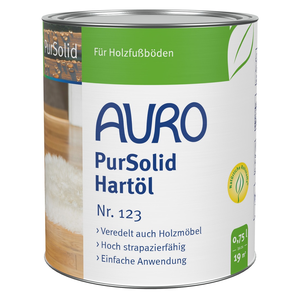 Auro Hartöl 123 PurSolid 750 ml