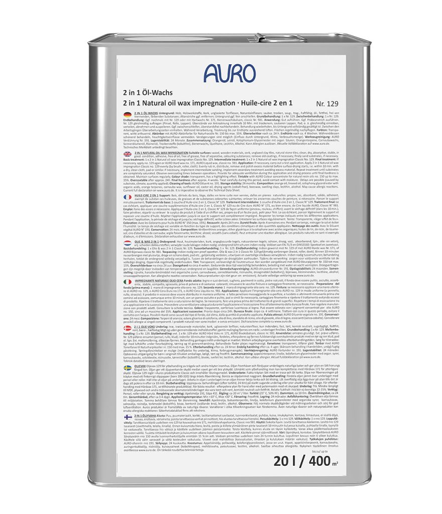 Auro 2 in 1 Öl-Wachs Classic 20l